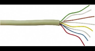 BKL Electronic 1507000/50 Telefoonkabel J-Y(ST)Y 2 x 2 x 0.6 mm Grijs 50 m