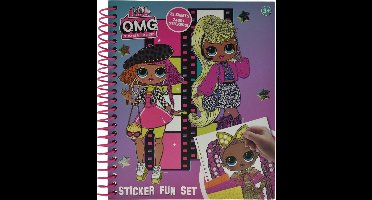 Lol Suprise Sticker Fun Set 25 Sheets - 3+