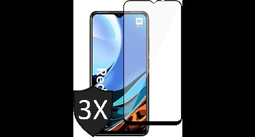 Screenprotector geschikt voor Xiaomi Redmi 9T - 3x Screen Protector Full Screen
