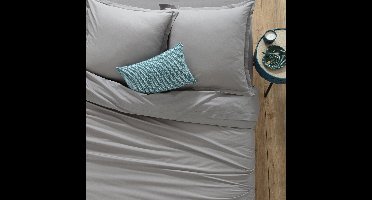 Atmosphera Dekbedovertrek set met 2 kussenslopen 240x220cm Grijs