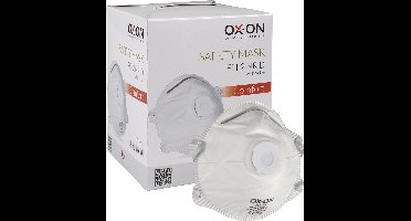 SET à 10 stuks - OX-ON 313.20 - STOFMASKER -  FFP2 NR D - met uitademventiel - FILTERMASKER