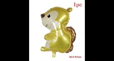 Ballon eekhoorn, 50 cm kindercrea