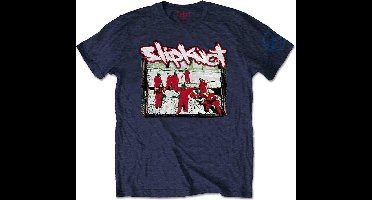 Slipknot - 20th Anniversary Red Jump Suits Heren Tshirt - M - Blauw