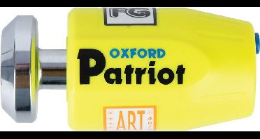Oxford ART 4 gekeurd schijfremslot met 14mm pin en ophangbeugel - OF40 - Schijfremslot voor de Motor en Scooter