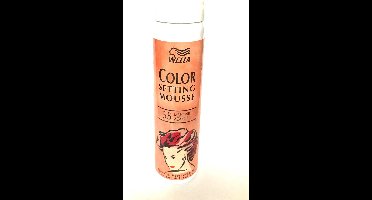 Wella Color Setting Mousse - Kleur en Versteviging - Mahonie - 6 x
