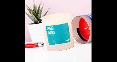 Fisura Kaars Met Tekst - Good Times