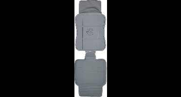 Prince Lionheart 2 Stage® SeatSaver® | Autostoel Beschermer |  Voorkomt schade aan Isofix-autostoeltjes | Veegt schoon | Past Met Autostoelen En Boosters | Hoge Dichtheid Schuim | Trap Guard - Grijs