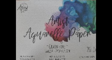 Aquarelpapier formaat  A4 20 vellen Aquarel Papier