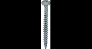 spaanplaatschroef cylinderkop verzinkt 4x35mm 16 stuks