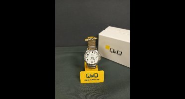 Q&Q Dames horloge met rekband -zilverkleurig.