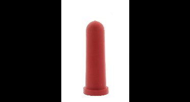 Kerbl Kalverspeen Rood met X-Gat 10 cm - 1 stuk