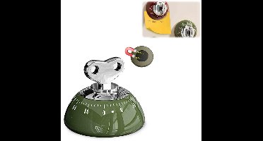 1 stuk - Magnetische keukentimer - Voor gebruik op de koelkast en in de keuken - Nauwkeurige kooktimer - Vintage ontwerp - Duidelijk display - Keukenaccessoire - Geschikt voor koken en bakken - groente