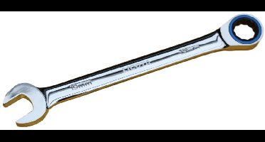 Ringratelsleutel 24mm, Fijne Ratelsleutel, Chroom Vanadium
