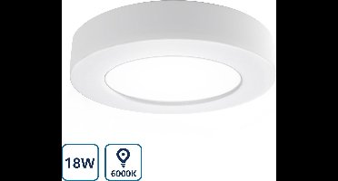 Aigostar LED Plafondlamp - Ceiling lamp - 18W - 6000K - Ø 277 mm