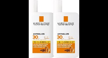 La Roche-Posay Anthelios Onzichtbare Zonnebrand Fluide SPF30 - 2x 50ml