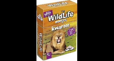 Wildlife Weetjes Kwartet - Kaartspel - Boordevol leuke feitjes over wilde dieren