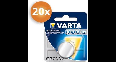 Varta CR2032 knoopcel batterij - 20 stuks Voordeelverpakking