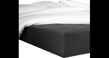 hoeslaken Bumblebee 90 x 200 cm h40 katoen donkergrijs