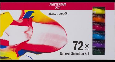 Amsterdam Standard Series acrylverf algemene selectie set | 72 × 20 ml