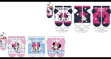 Minnie Mouse mutipack meisjes sokken - 23 - 26