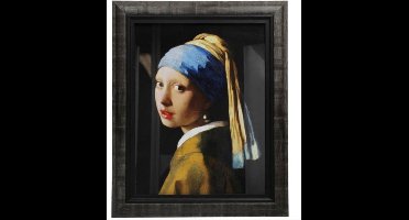 Meisje met de parel Fotolijst Lady Pearl Hout Bruin 28 X 36