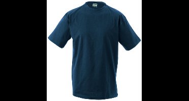 James and Nicholson - Unisex Medium T-Shirt met Ronde Hals (Donkerblauw)