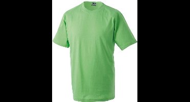 James and Nicholson - Unisex Medium T-Shirt met Ronde Hals (Limoen Groen)