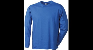 James and Nicholson - Heren Medium Lange Mouwen T-Shirt (Blauw)