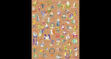 Komar Pure | animals a-z | letters en dieren | fotobehang op vlies 200x250cm