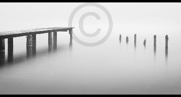 Kunstdruk Tom Weber - Waves of Silence I 90x70cm