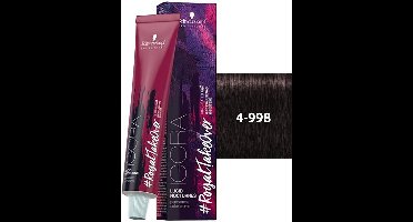 Schwarzkopf - Igora - #RoyalTakeOver - Lucid Nocturnes - 4-998 Medium Brown Violet Extra Red - 60 ml
