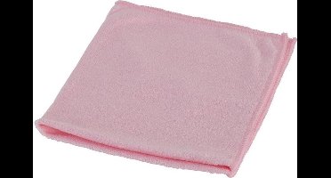 Microvezeldoek Heavy Duty gebreid roze/rood ca. 340-grams set à 10 stuks ca. 40x40 cm