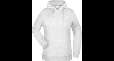 James And Nicholson Vrouwen/dames Basic Hoodie (Wit)