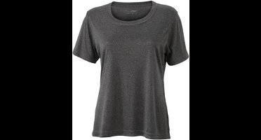 James and Nicholson Vrouwen/dames Actieve Tee (Donkergrijs Melange)