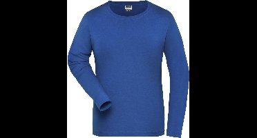James and Nicholson Dames/dames Organic Cotton Sweater met lange mouwen (Koninklijk)