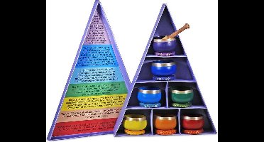 Chakra klankschalen geschenkset