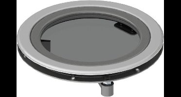 Vetus patrijspoort PQ53, RVS, smoke