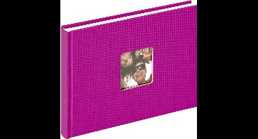 Walther FA-207-Q Fun - Fotoalbum - 22 x 16 cm - Roze - 40 pagina's