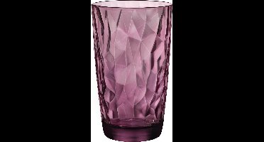 Bormioli Rocco Diamond Longdrinkglas - 47 cl - Paars - Set-6