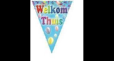 Vlaggenlijn Welkom Thuis Ballonnen & Slingers - 5m