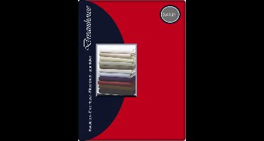 Dreamhouse Satijnen Hoeslaken Rood-200 x 220 cm