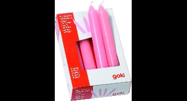 GOKI Verjaardag - Kaarsjes - 10 Stuks - 8 Cm - Roze