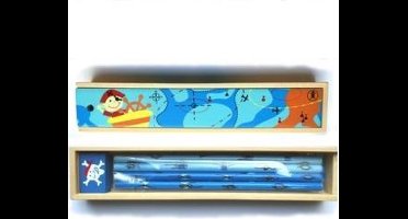 Simply For Kids Pennen/potlodendoosje Piraat