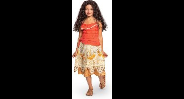 DISNEY - MOANA, Kostuum Jurk Moana/Vaiana Deluxe, Maat XS (3T-4T jaar), Meisjes