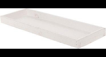 Houten Plateau Langwerpig - Wit