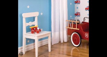Dutch Wallcoverings Sterren - Blauw/wit