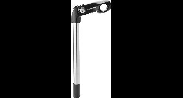 Stuurpen Ergotec Kobra verstelbaar RVS 22,2 / 300x90 / 25,4 mm - zwart/zilver
