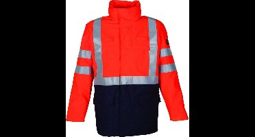 Havep 40001 Parka Marine/Fluo Oranje maat L