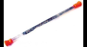 Espa Majorette Twirling Baton - Twirl stok van 51 cm - Zilver met roze sterren