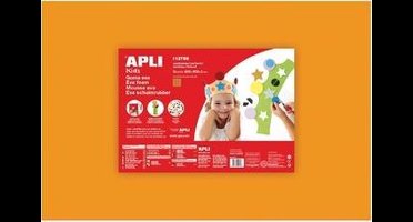 Apli Kids EVA Foam vellen 60 x 40 cm Oranje - 5 vel